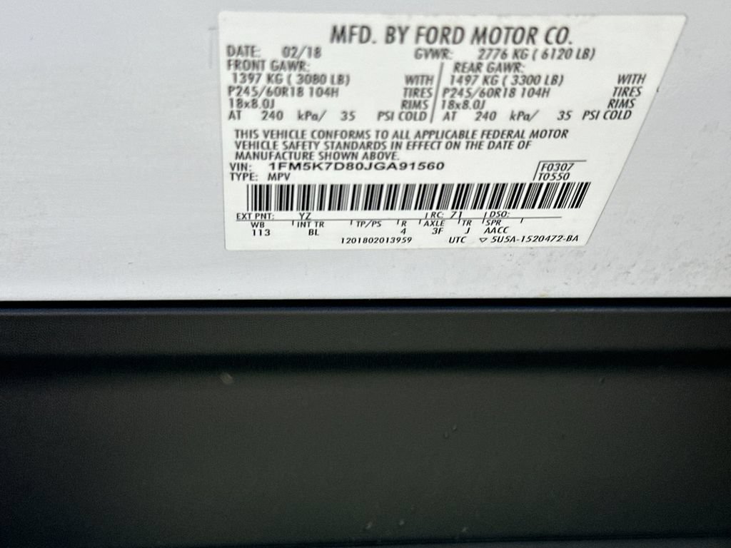 Used 2018 Ford Explorer XLT w/ Equipment Group 202A FWD image 29