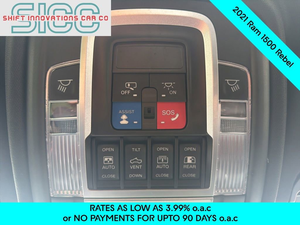 Used 2021 RAM 1500 Rebel w/ Leather & Sound Group AWD/4WD image 19