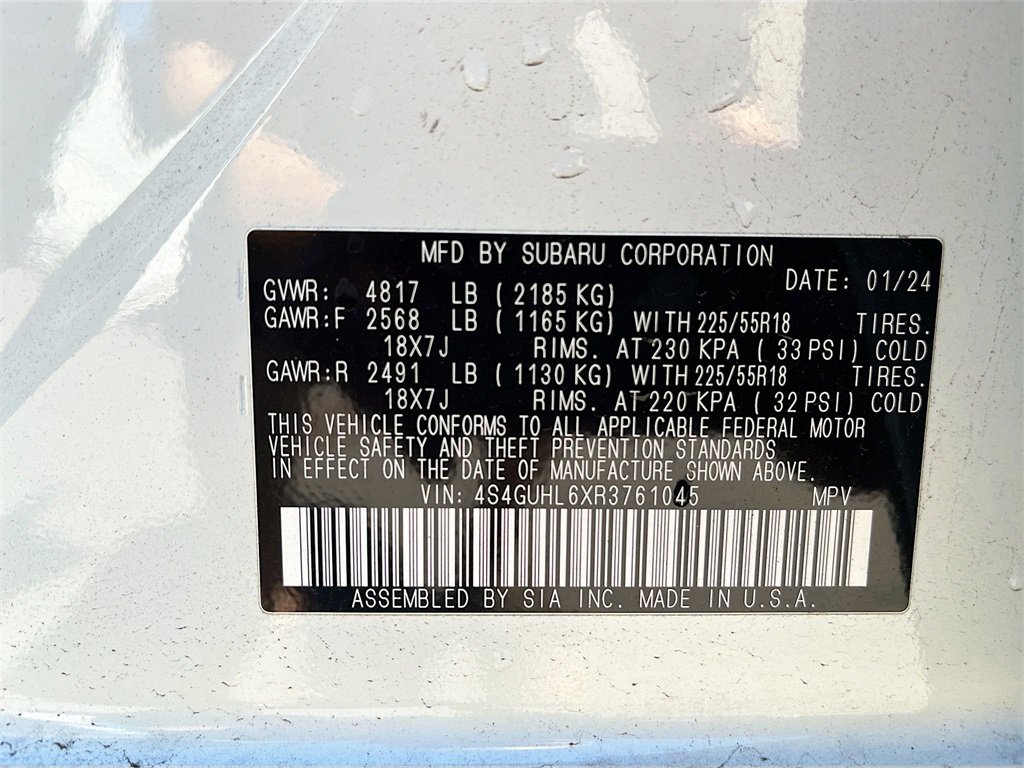 Used 2024 Subaru Crosstrek 2.5i Limited w/ Crosstrek Mirror Package image 30