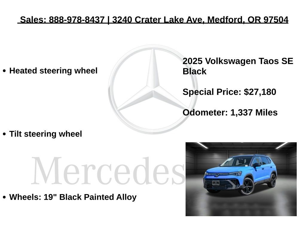 Used 2025 Volkswagen Taos SE image 10