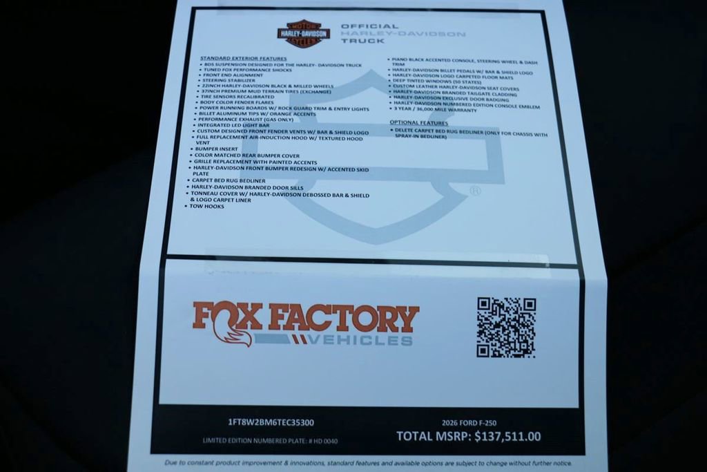 New 2026 Ford F250 Lariat w/ Black Appearance Package image 34