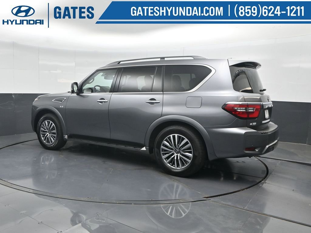 Used 2021 Nissan Armada SL w/ Captain's Chairs Package AWD/4WD image 2