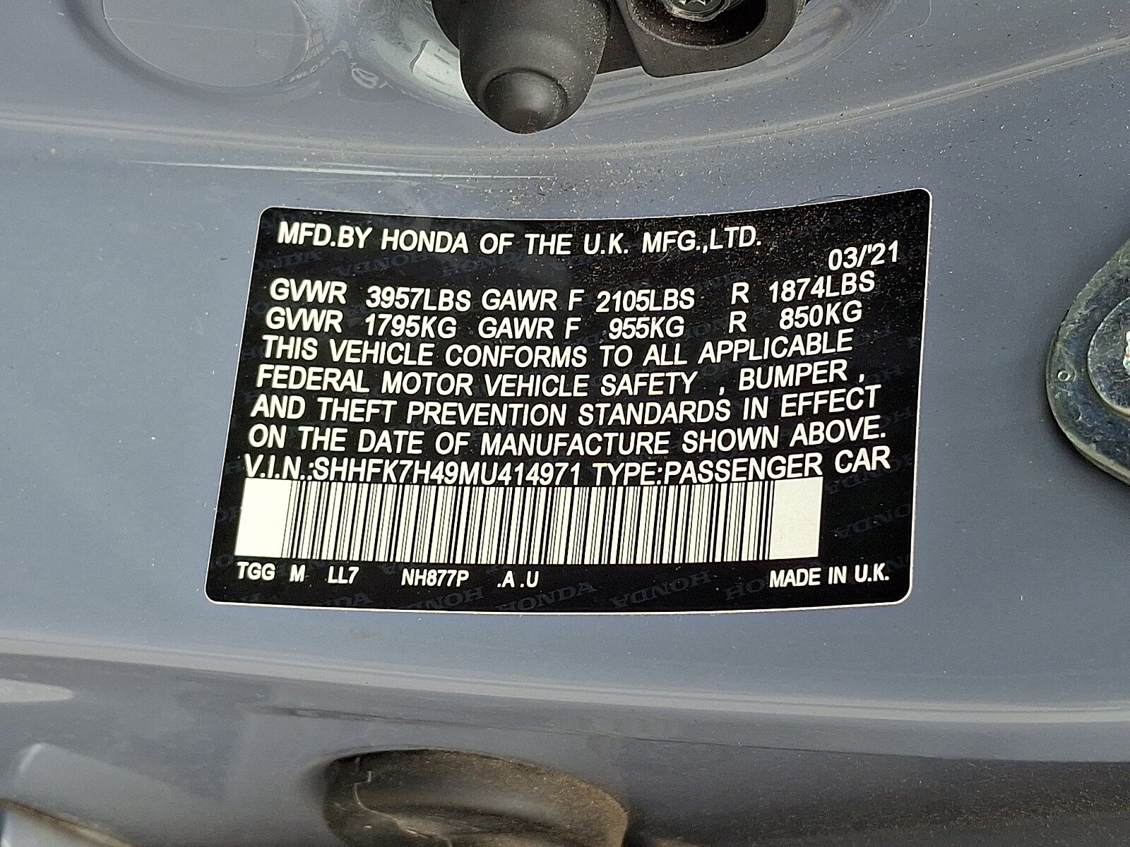 Used 2021 Honda Civic Sport image 25