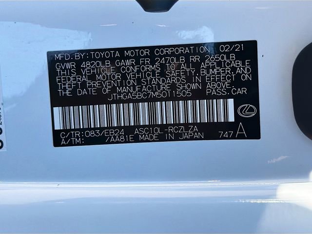 Used 2021 Lexus RC 300 F Sport w/ Navigation Package image 43