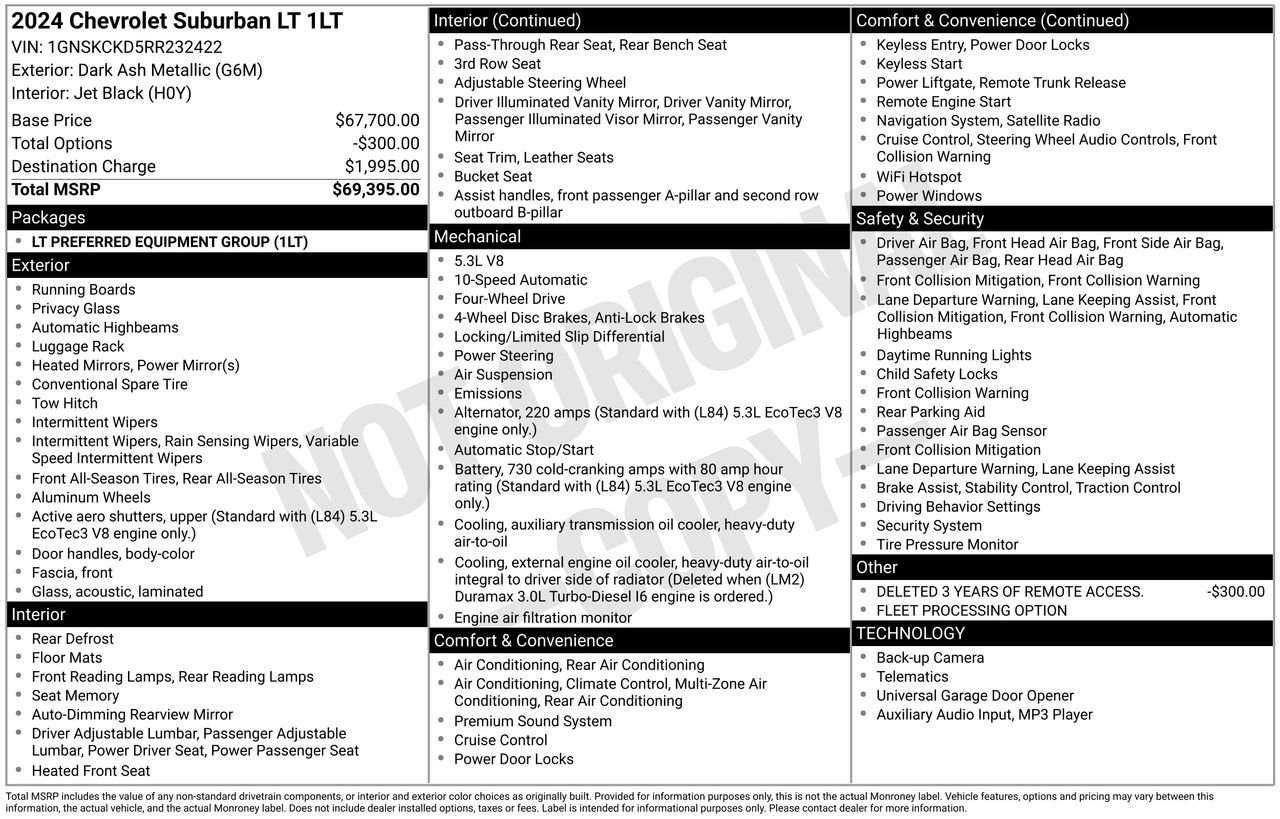 Used 2024 Chevrolet Suburban LT image 38