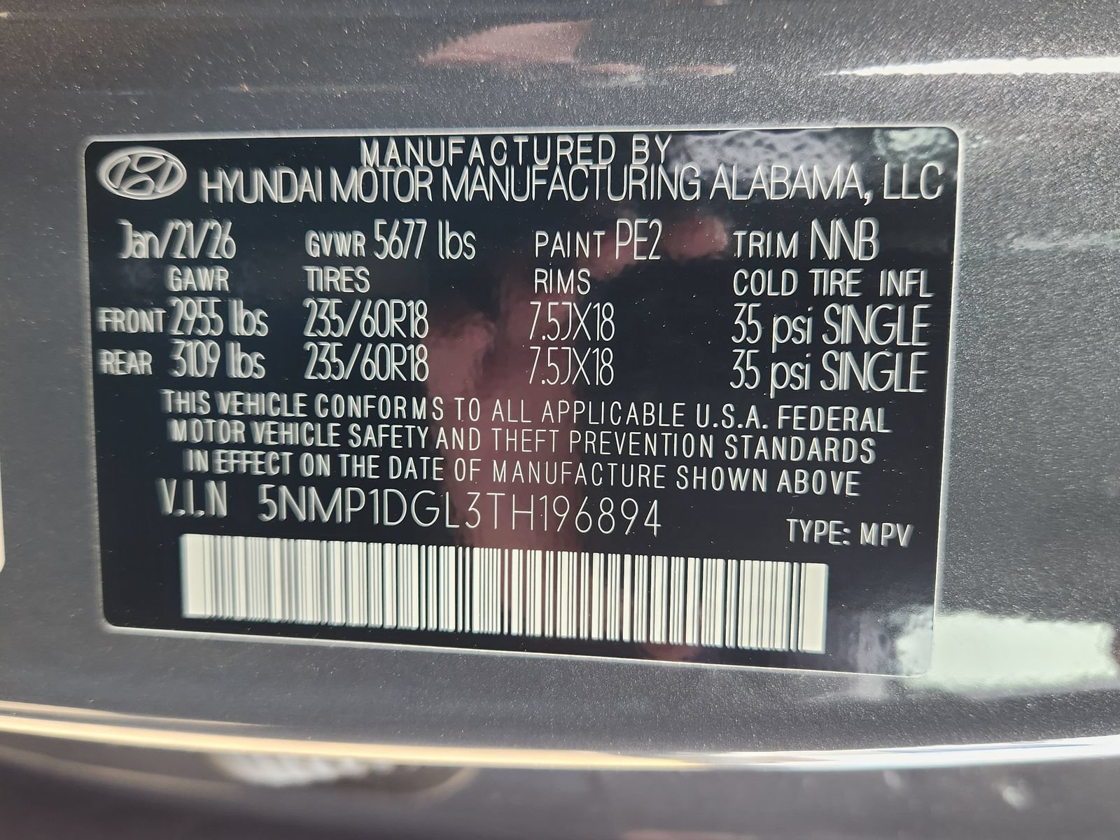 New 2026 Hyundai Santa Fe SE AWD/4WD image 13