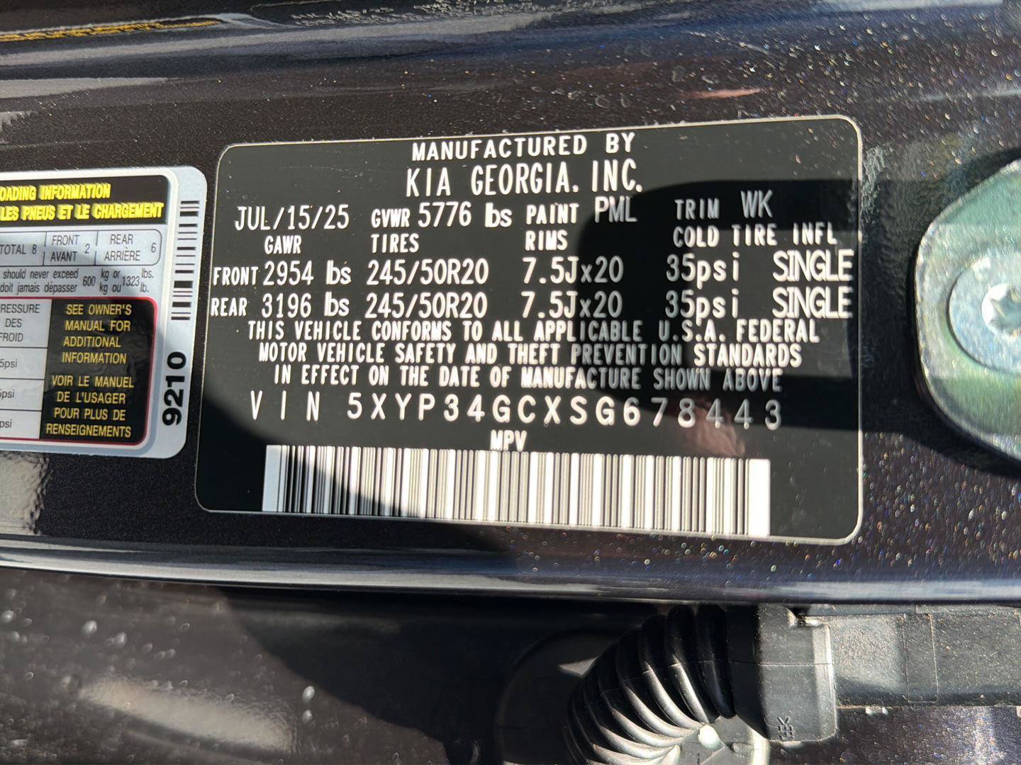 Used 2025 Kia Telluride EX FWD image 45