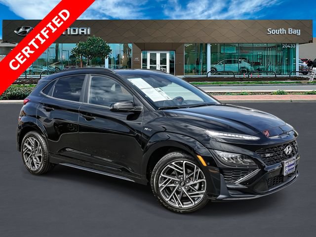 Certified 2022 Hyundai Kona N Line w/ Tech Package FWD image 1
