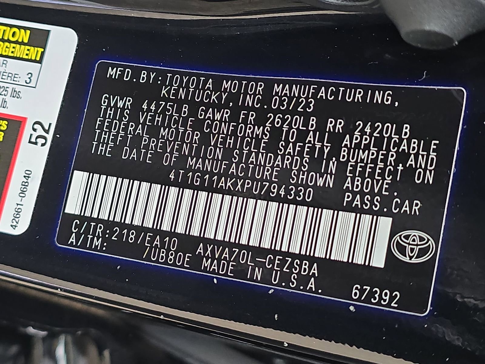 Used 2023 Toyota Camry SE image 41