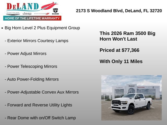New 2026 RAM 3500 Big Horn AWD/4WD image 24