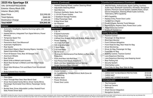Used 2025 Kia Sportage SX image 4