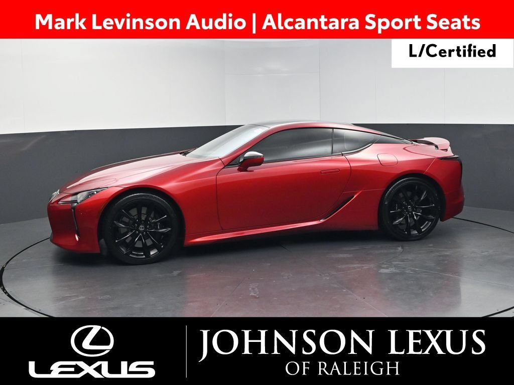 Certified 2022 Lexus LC 500 Coupe w/ Dynamic Handling Package RWD image 2