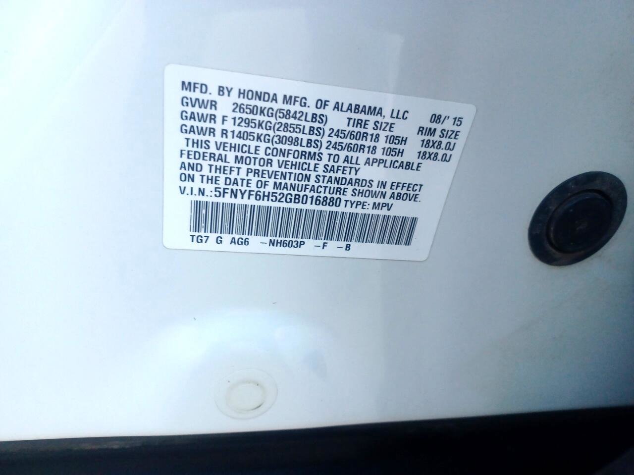 Used 2016 Honda Pilot EX-L image 30