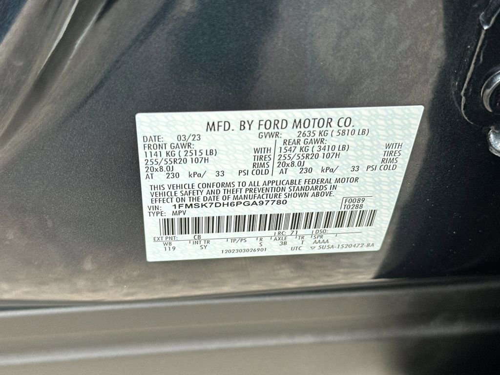 Certified 2023 Ford Explorer XLT w/ Equipment Group 202A image 29