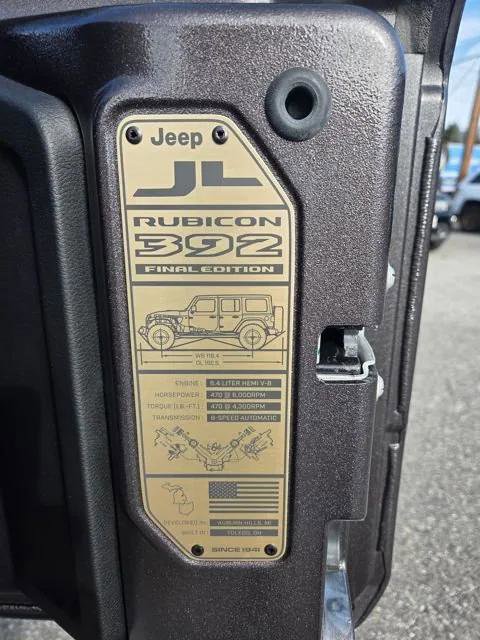 Certified 2025 Jeep Wrangler Unlimited Rubicon 392 image 33