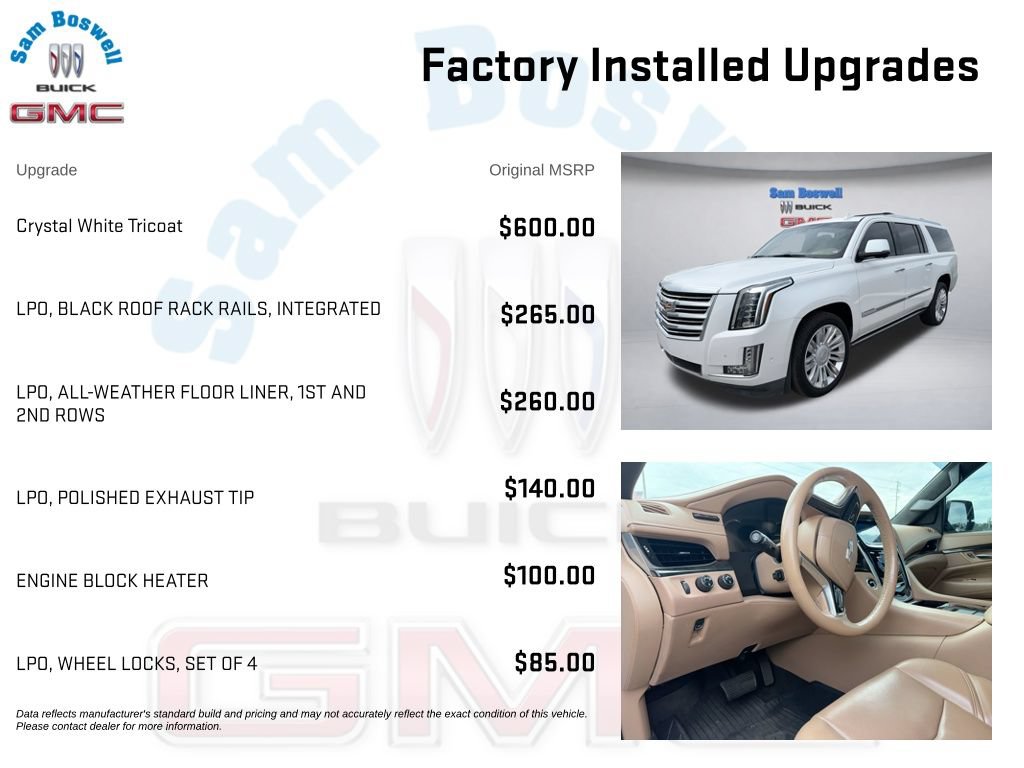 Used 2019 Cadillac Escalade ESV Platinum AWD/4WD image 4