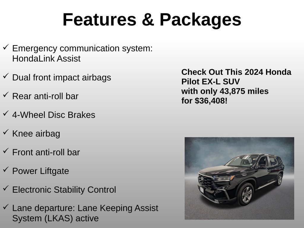 Certified 2024 Honda Pilot EX-L image 16