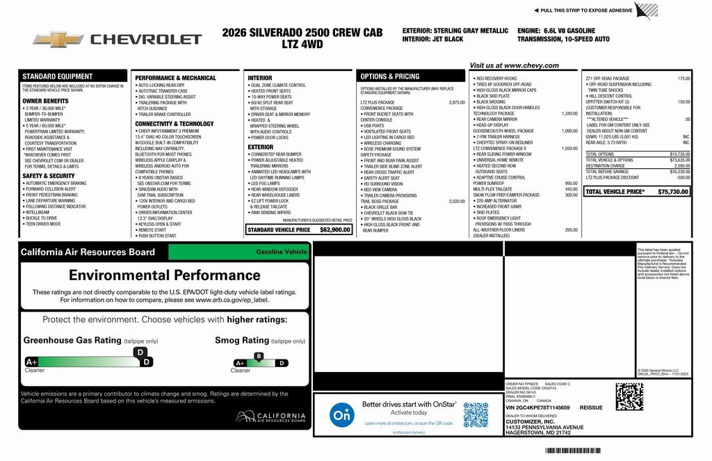 New 2026 Chevrolet Silverado 2500 LTZ w/ LTZ Plus Package image 4