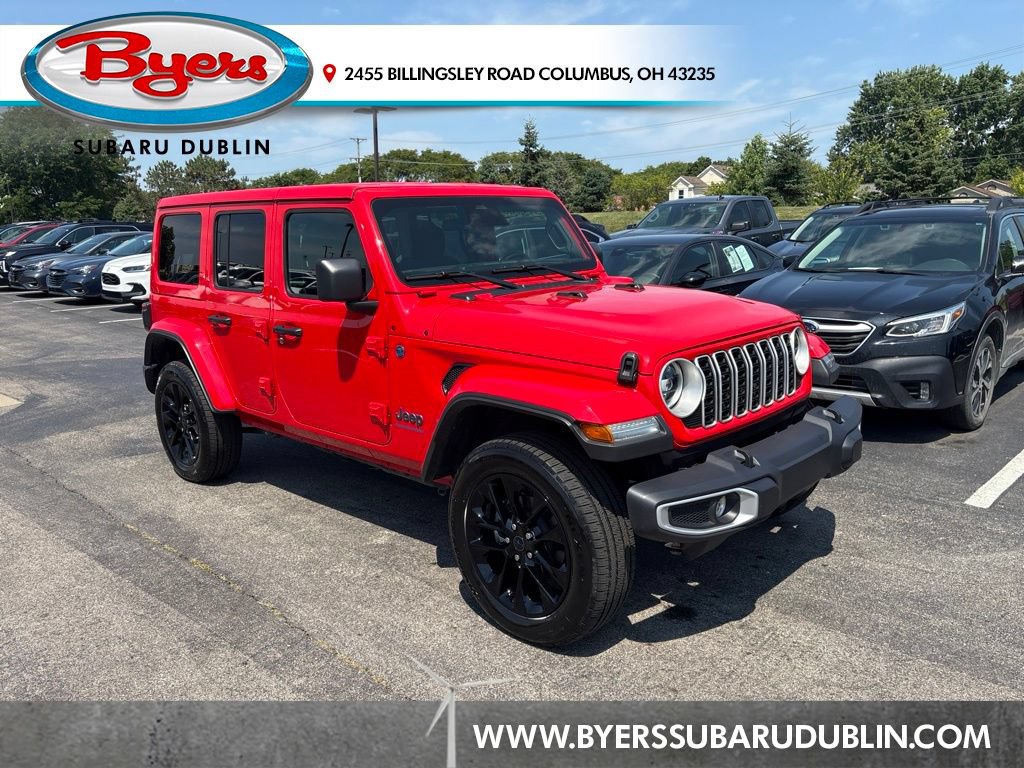 Used 2025 Jeep Wrangler Unlimited Sahara w/ Safety Group AWD/4WD image 1