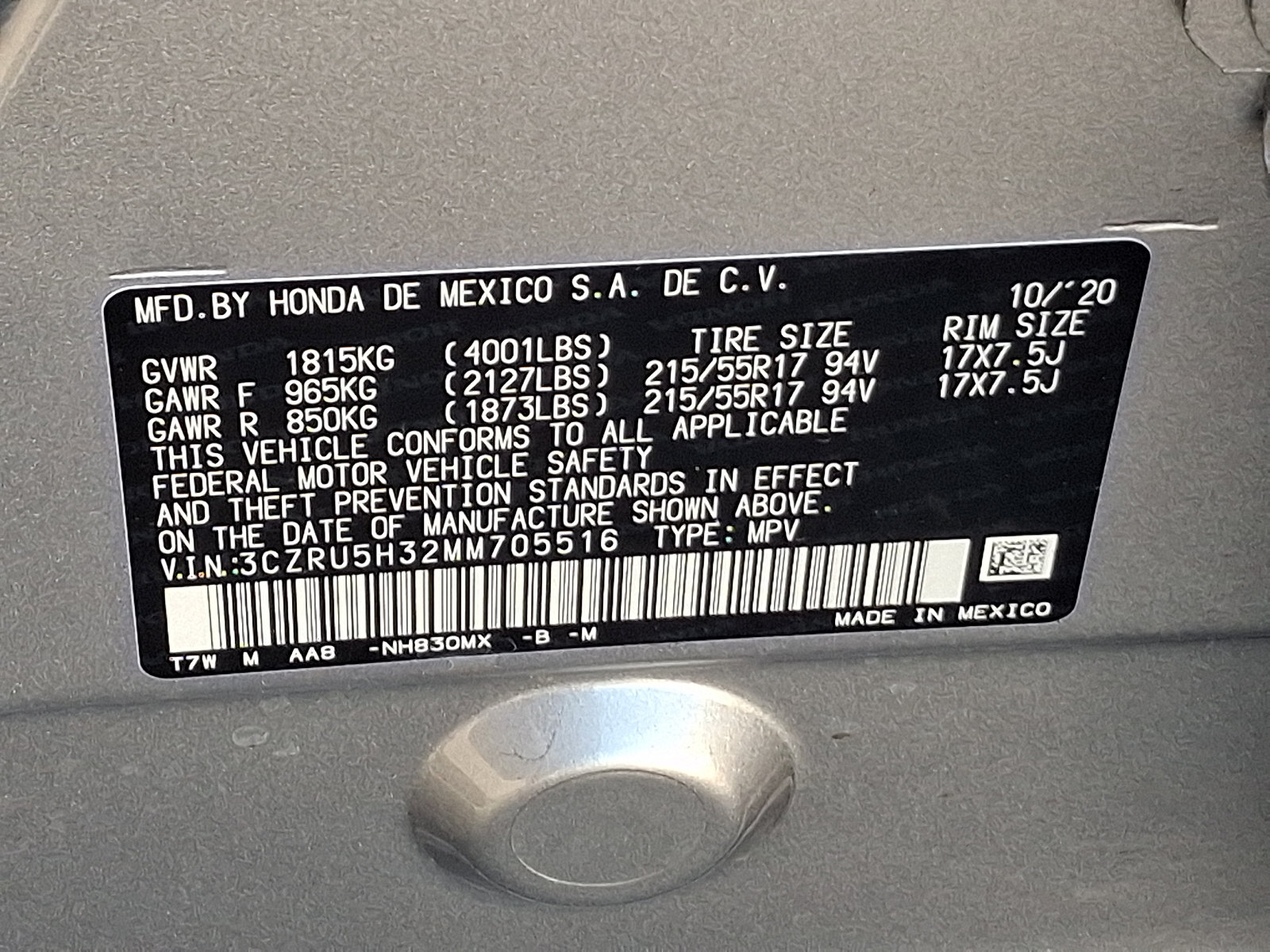 Used 2021 Honda HR-V LX image 26