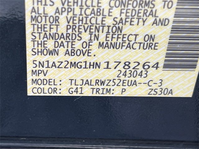 Used 2017 Nissan Murano SL w/ SL Technology Package image 34