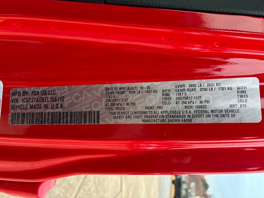 New 2026 Jeep Gladiator Sport image 30