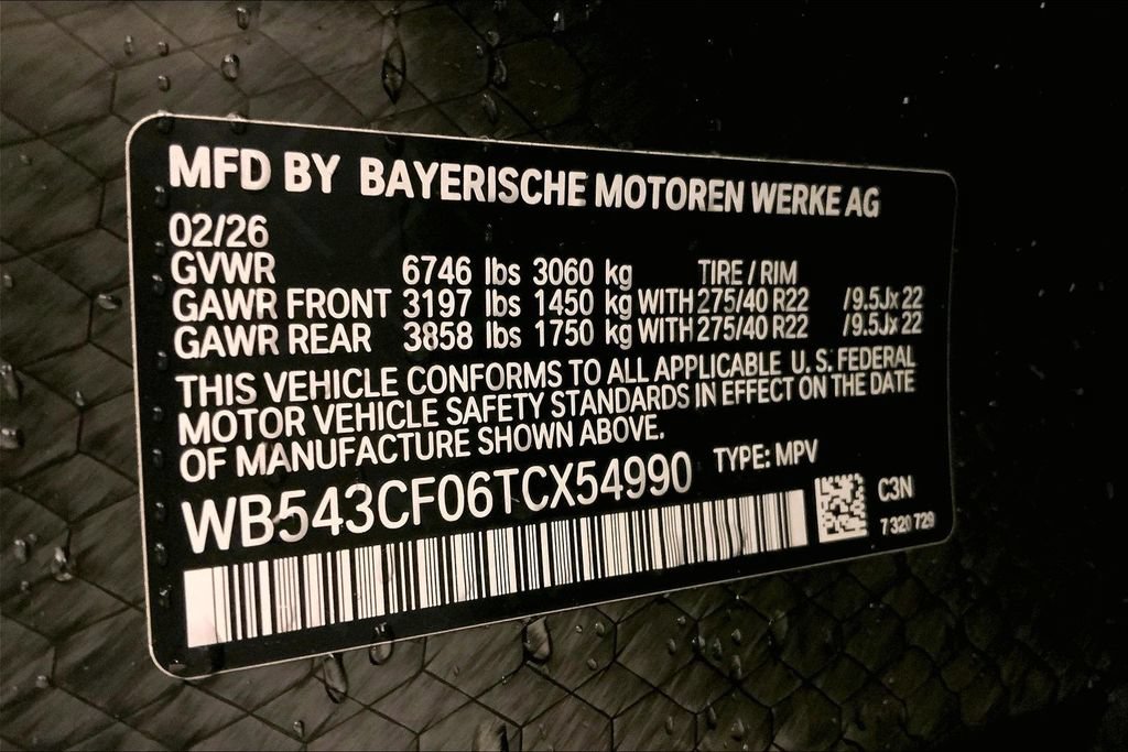 New 2026 BMW iX xDrive45 w/ M Sport Package AWD/4WD image 9