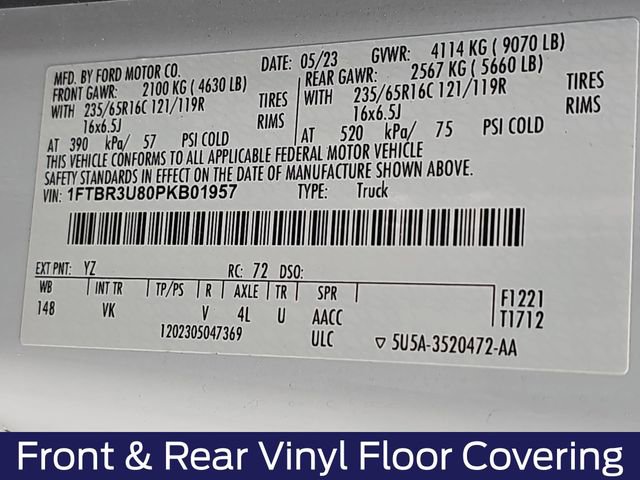 Used 2023 Ford Transit 250 148 High Roof Extended AWD w/ Load Area Protection Package image 34