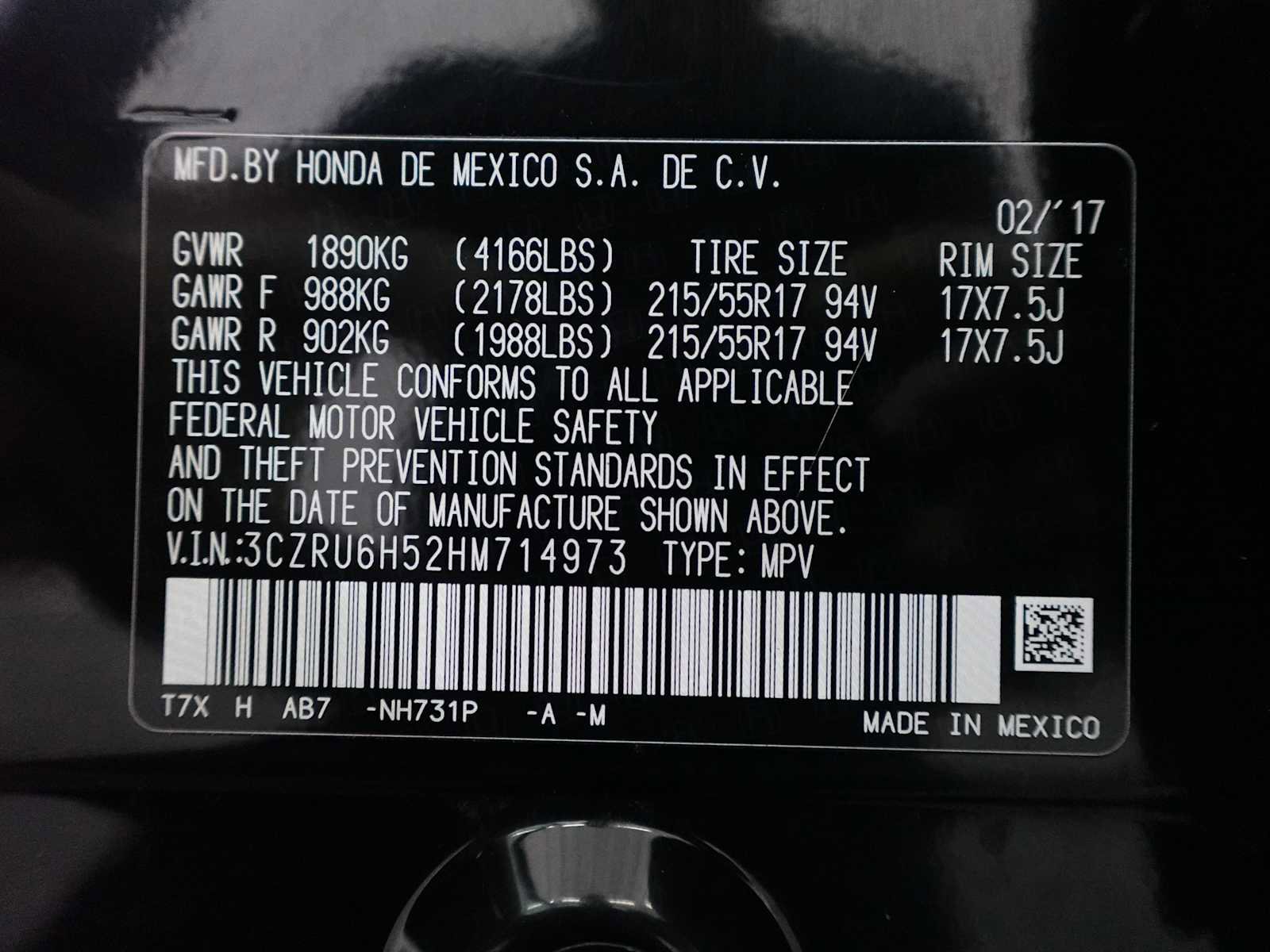 Used 2017 Honda HR-V EX image 30