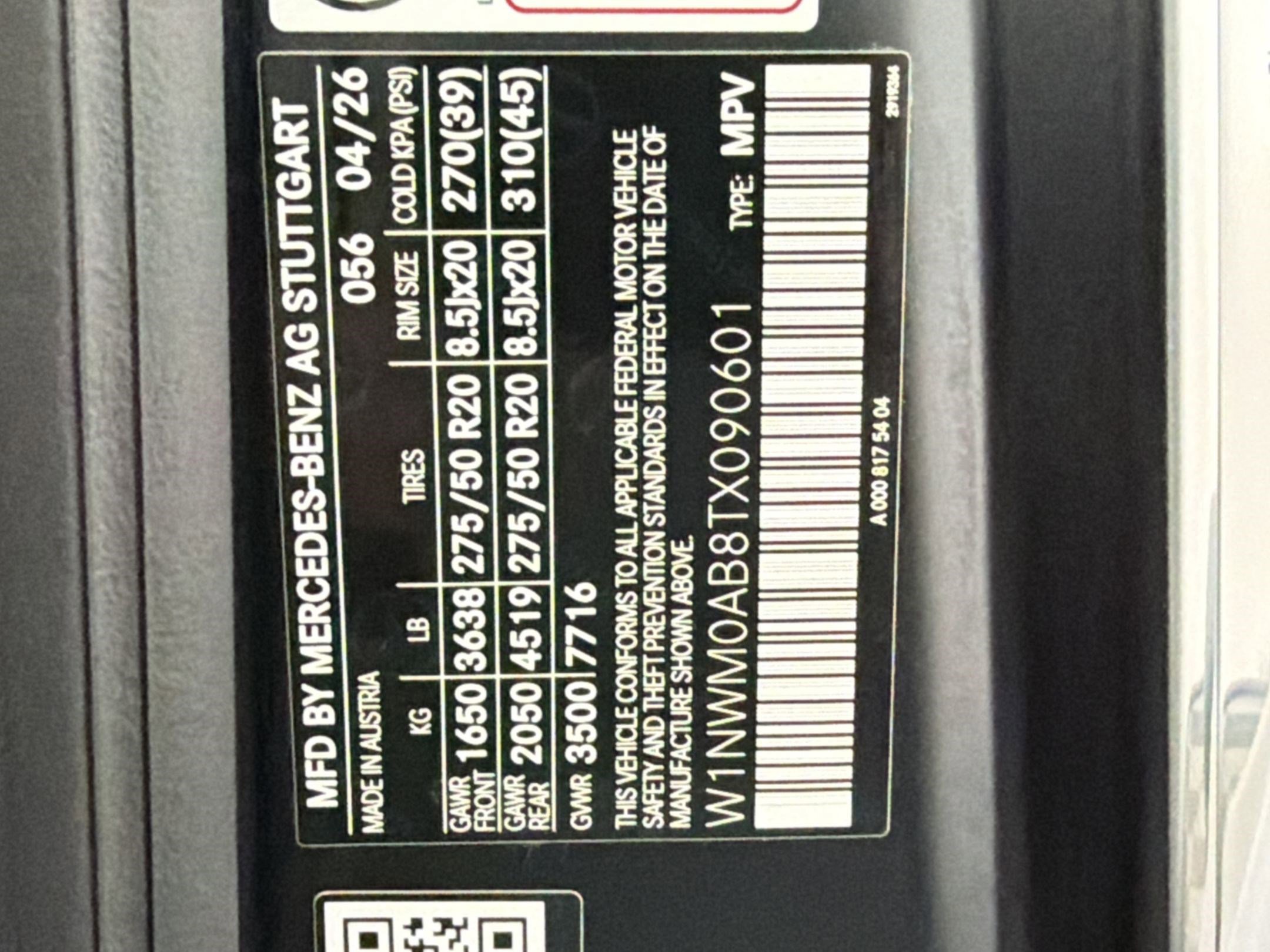 New 2026 Mercedes-Benz G 580 w/ EQ Technology image 21