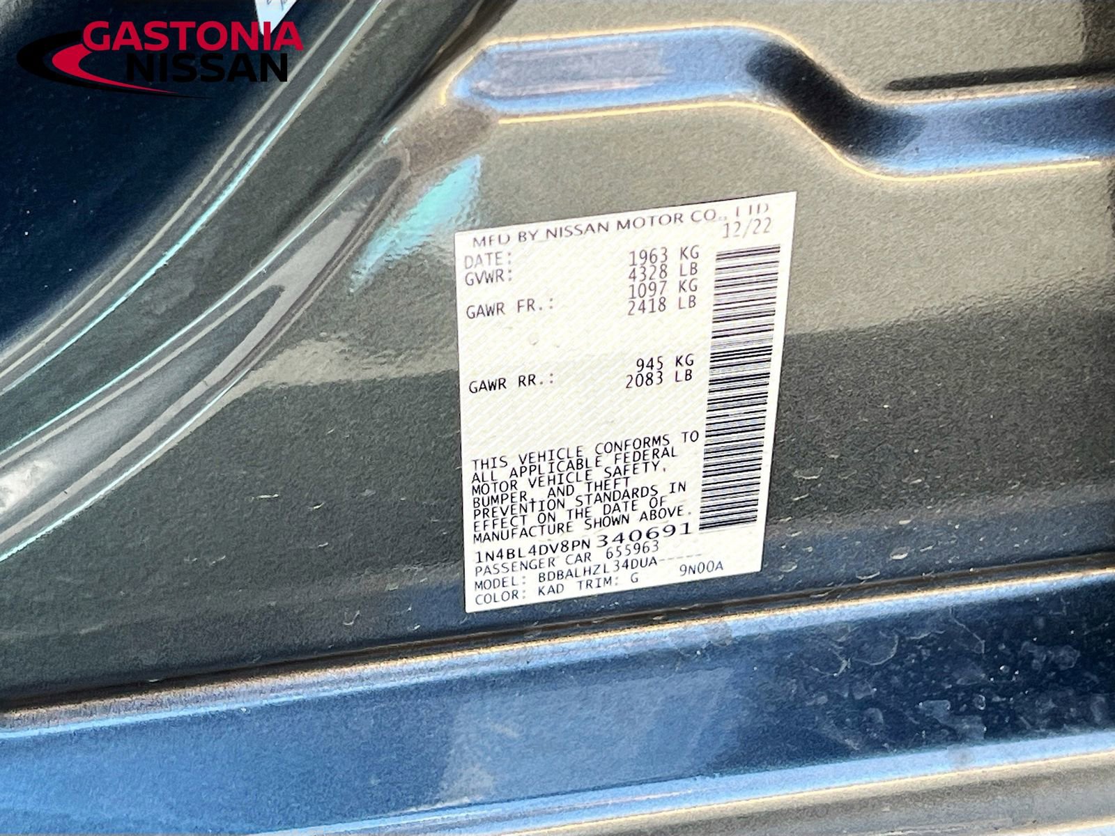 Used 2023 Nissan Altima 2.5 SV FWD image 38