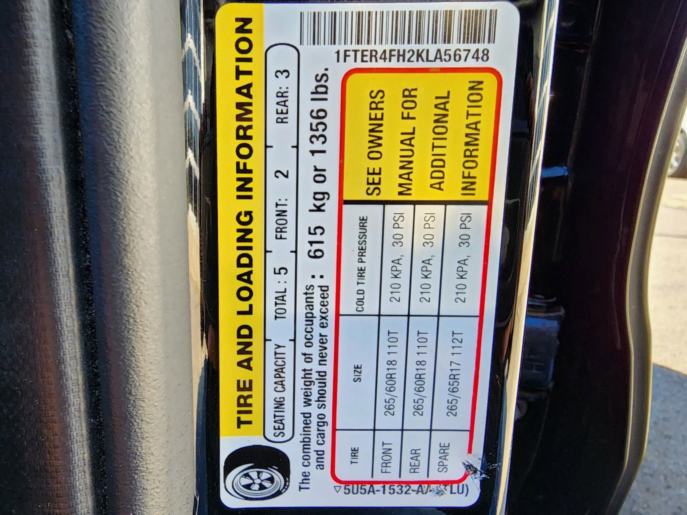 Used 2019 Ford Ranger Lariat w/ Equipment Group 501A Mid image 22