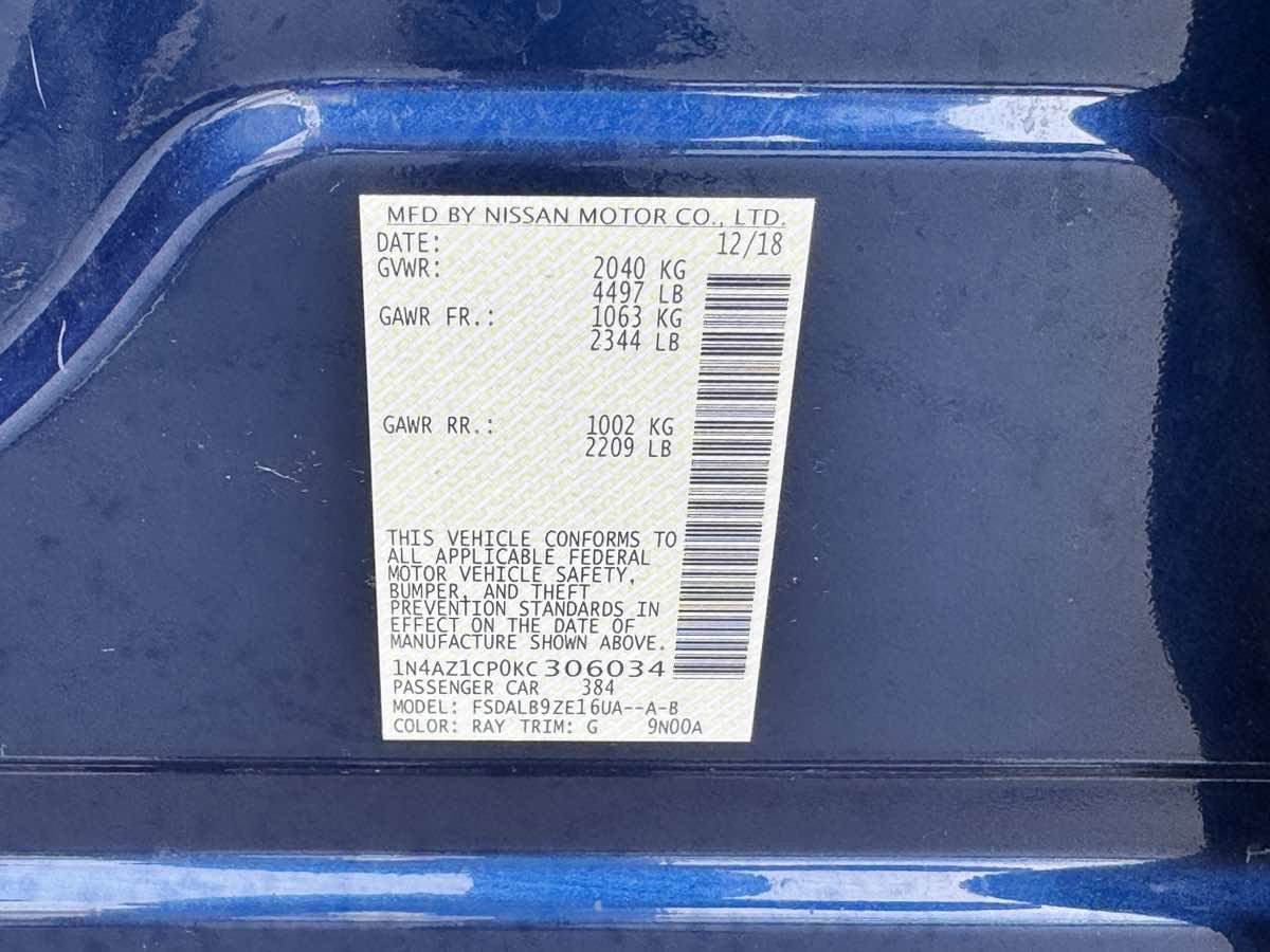 Used 2019 Nissan Leaf S w/ S Charge Package FWD image 19
