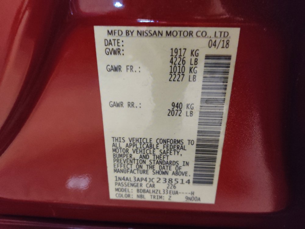 Used 2018 Nissan Altima 2.5 SR FWD image 33