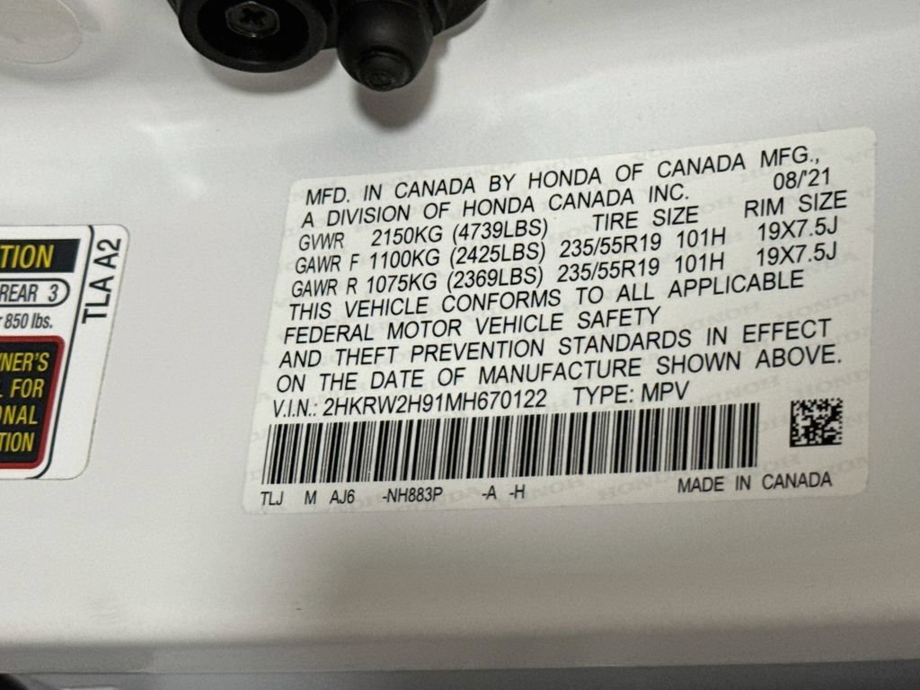 Used 2021 Honda CR-V Touring image 35
