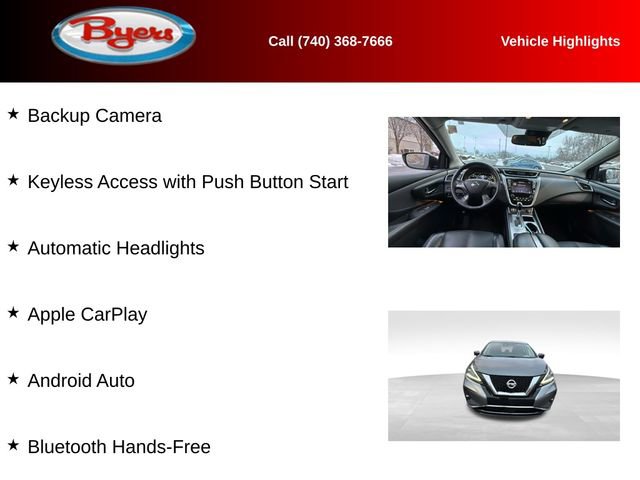 Used 2021 Nissan Murano SL w/ SL Moonroof Package image 12