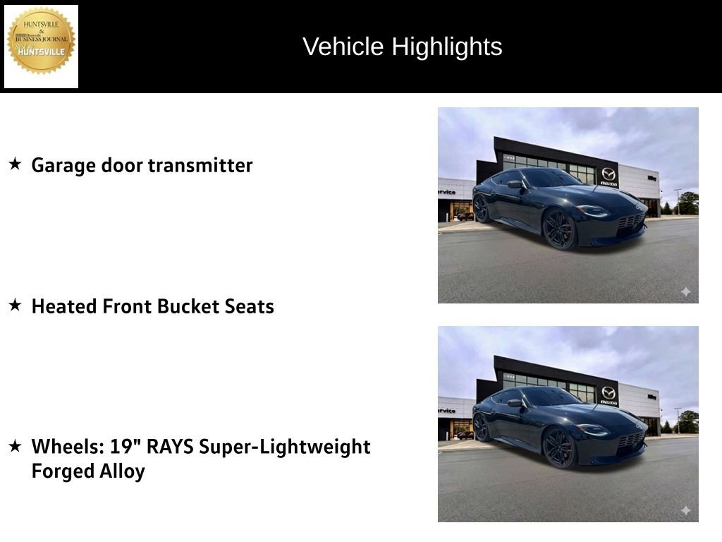 Used 2024 Nissan Z Performance w/ Floor Mat Package RWD image 13