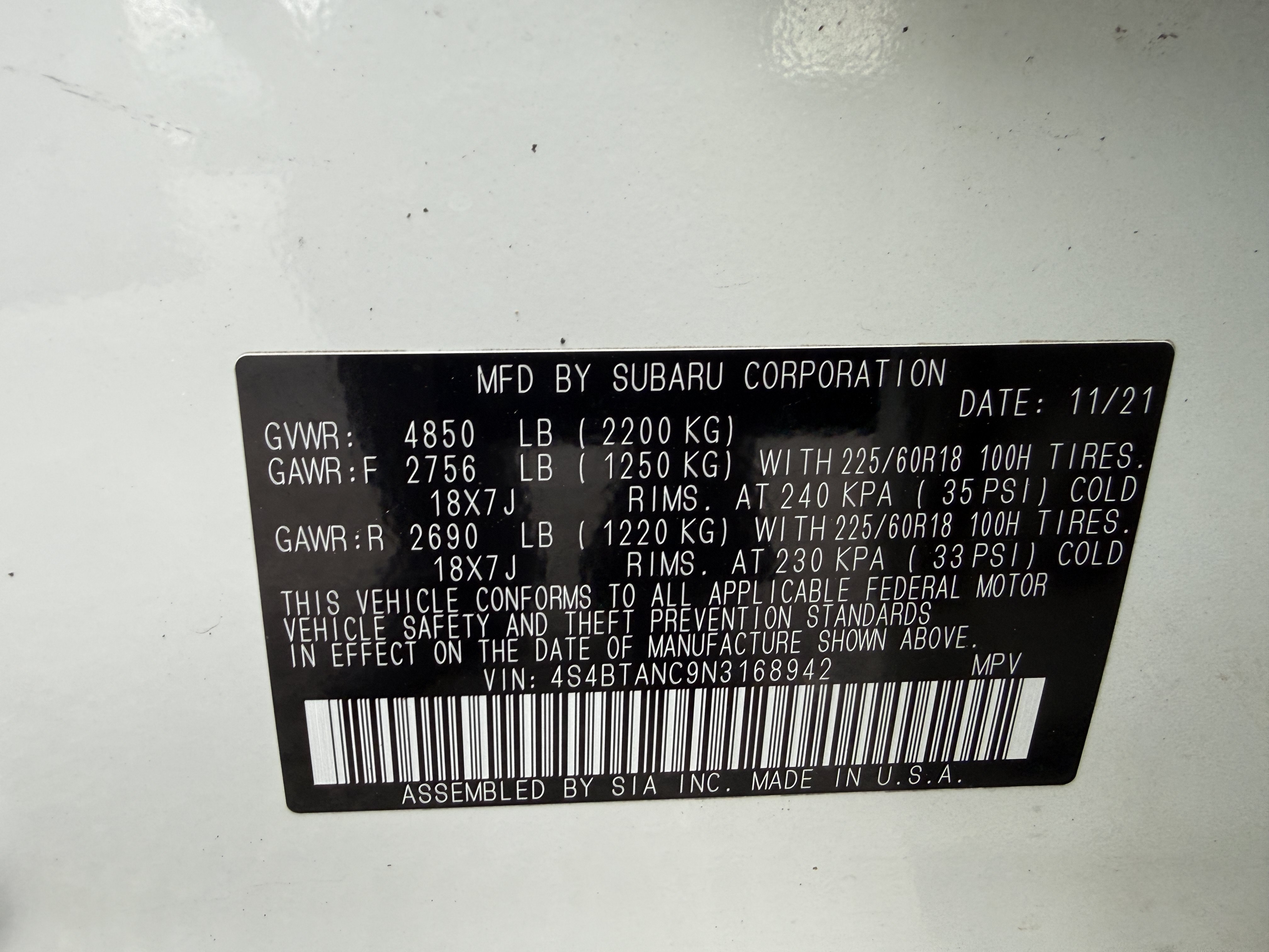 Used 2022 Subaru Outback Limited AWD/4WD image 10