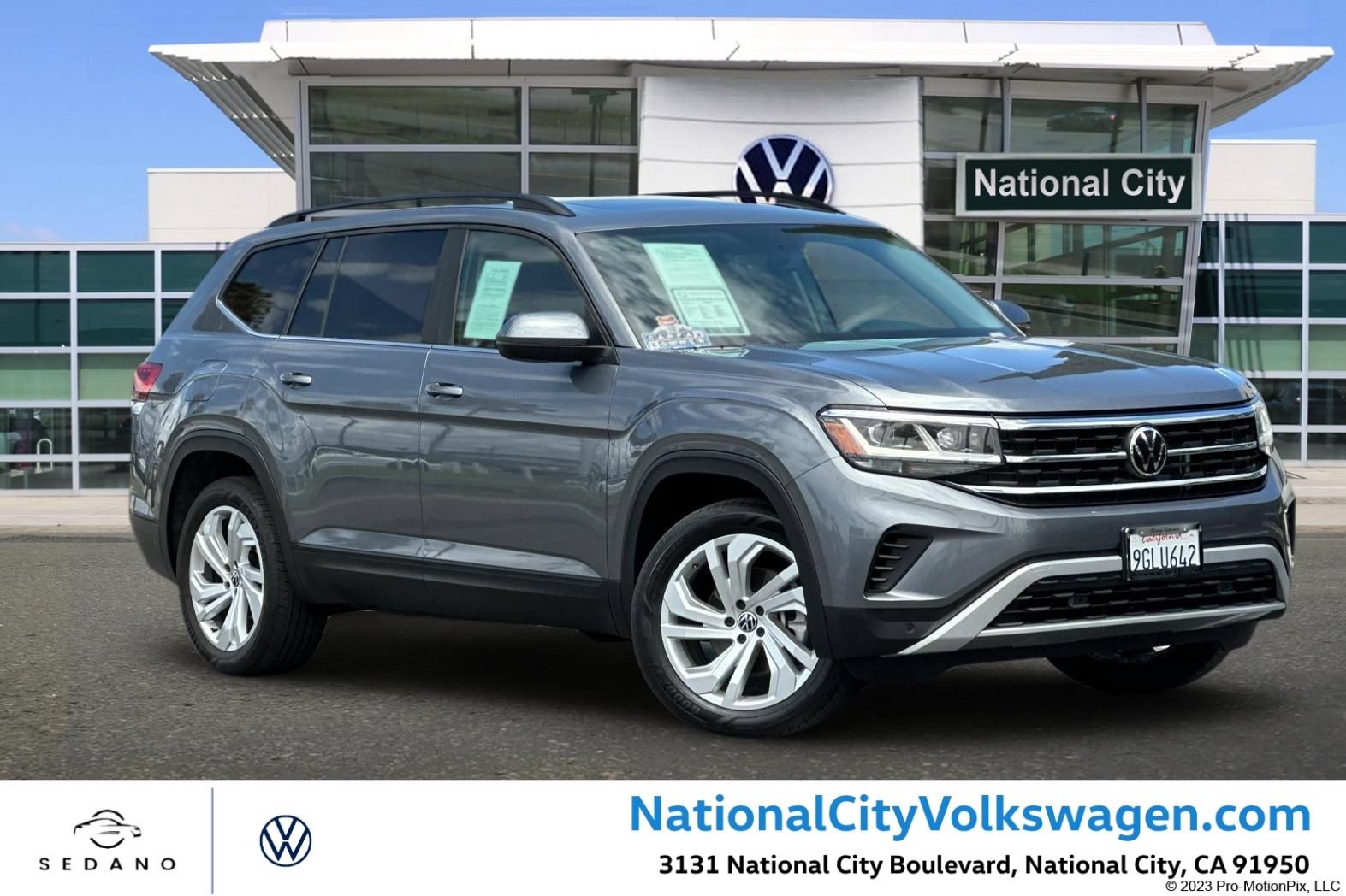 Used 2023 Volkswagen Atlas SE w/ Panoramic Sunroof Package FWD image 1