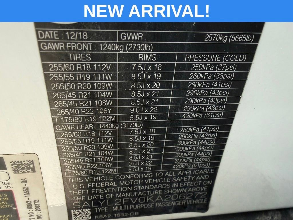 Used 2019 Land Rover Range Rover Velar R-Dynamic SE image 47