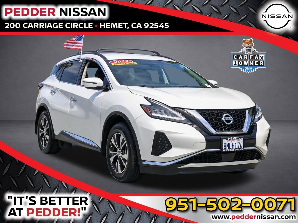 Used 2019 Nissan Murano SV w/ Cargo Package FWD image 1