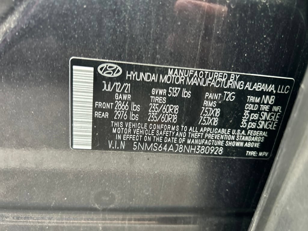 Used 2022 Hyundai Santa Fe XRT w/ Cargo Package FWD image 23