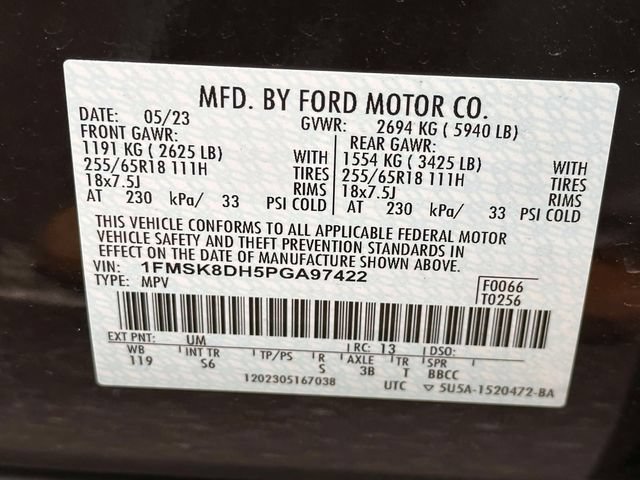 Used 2023 Ford Explorer XLT w/ Equipment Group 202A AWD/4WD image 30