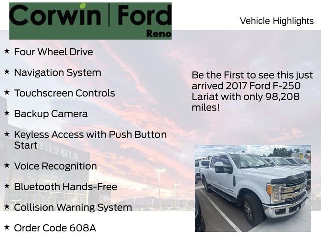 Used 2017 Ford F250 Lariat w/ Lariat Value Package AWD/4WD image 4