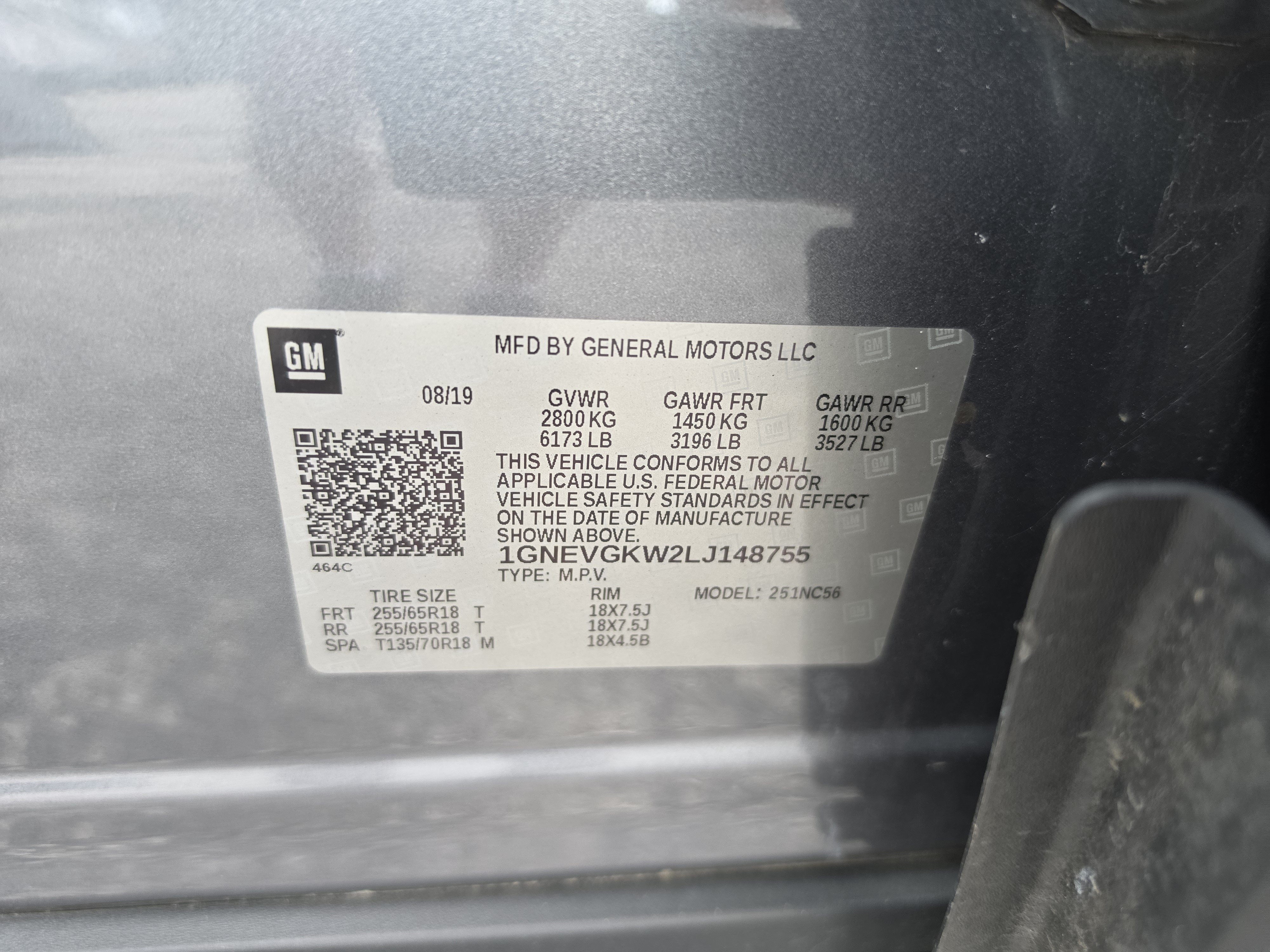 Certified 2020 Chevrolet Traverse LT w/ LPO, Floor Liner Package AWD/4WD image 42