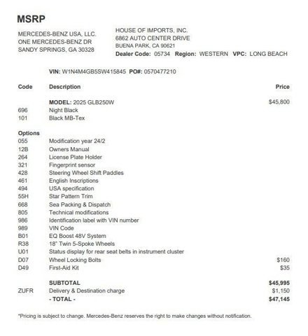 Certified 2025 Mercedes-Benz GLB 250 image 4