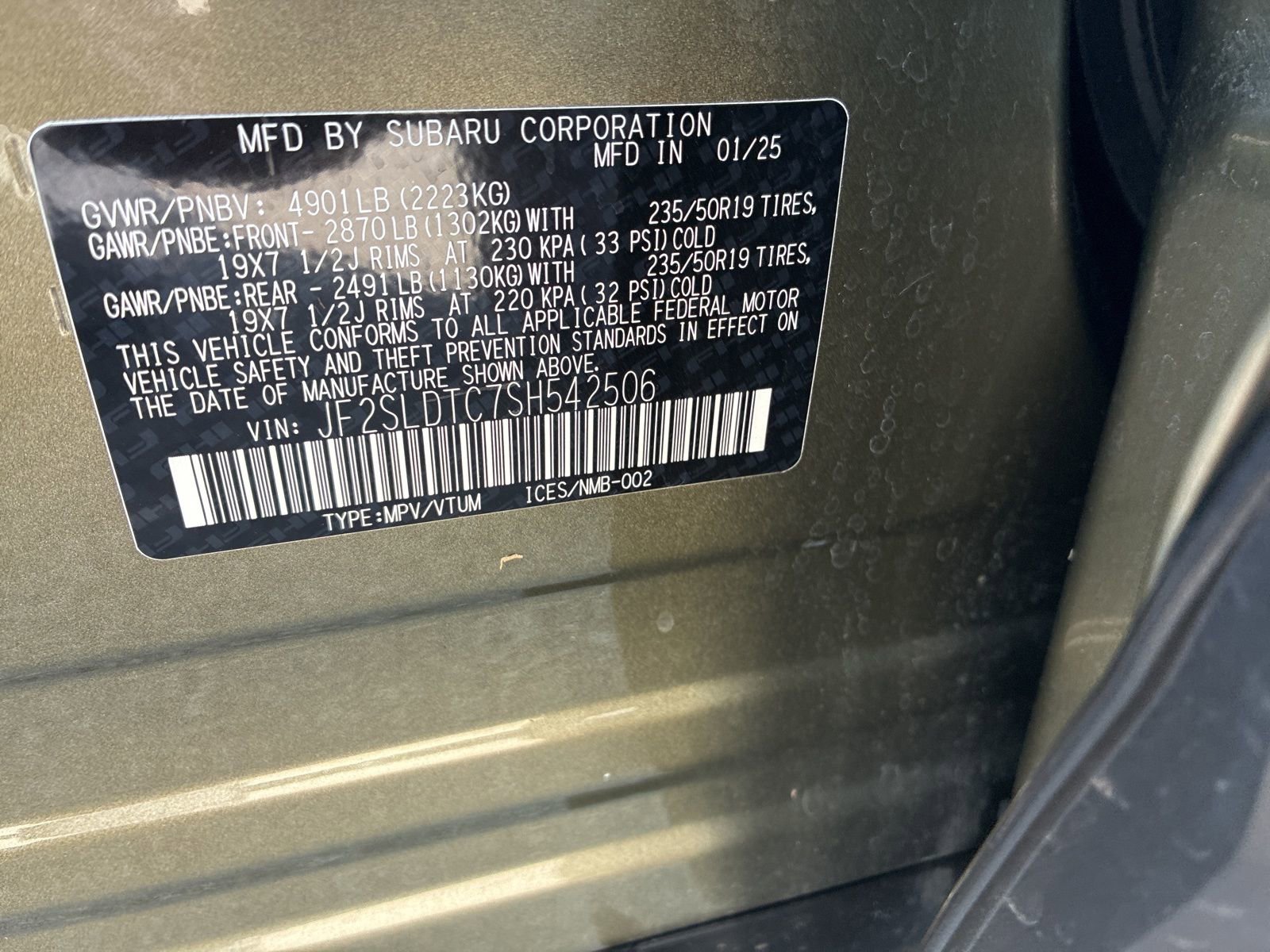 Certified 2025 Subaru Forester Touring image 25