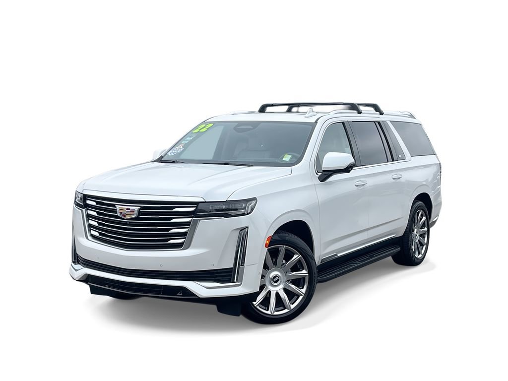 Used 2022 Cadillac Escalade ESV Premium Luxury Platinum w/ Heavy-Duty Trailer Package image 1