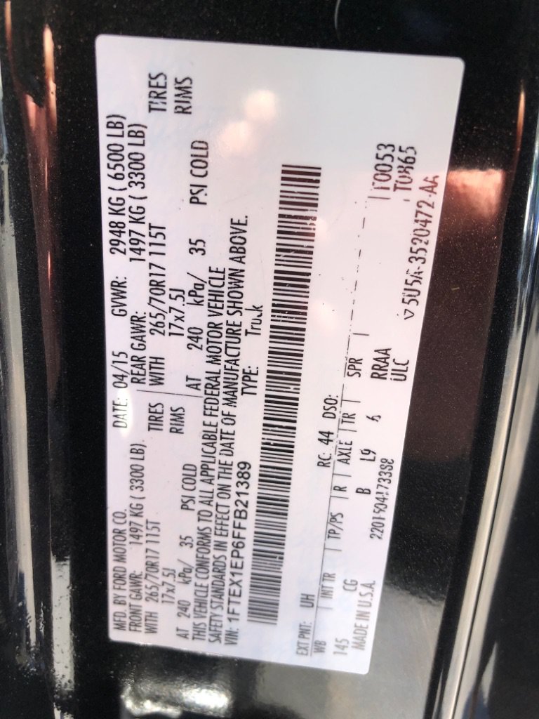 Used 2015 Ford F150 XL w/ Equipment Group 101A Mid AWD/4WD image 40