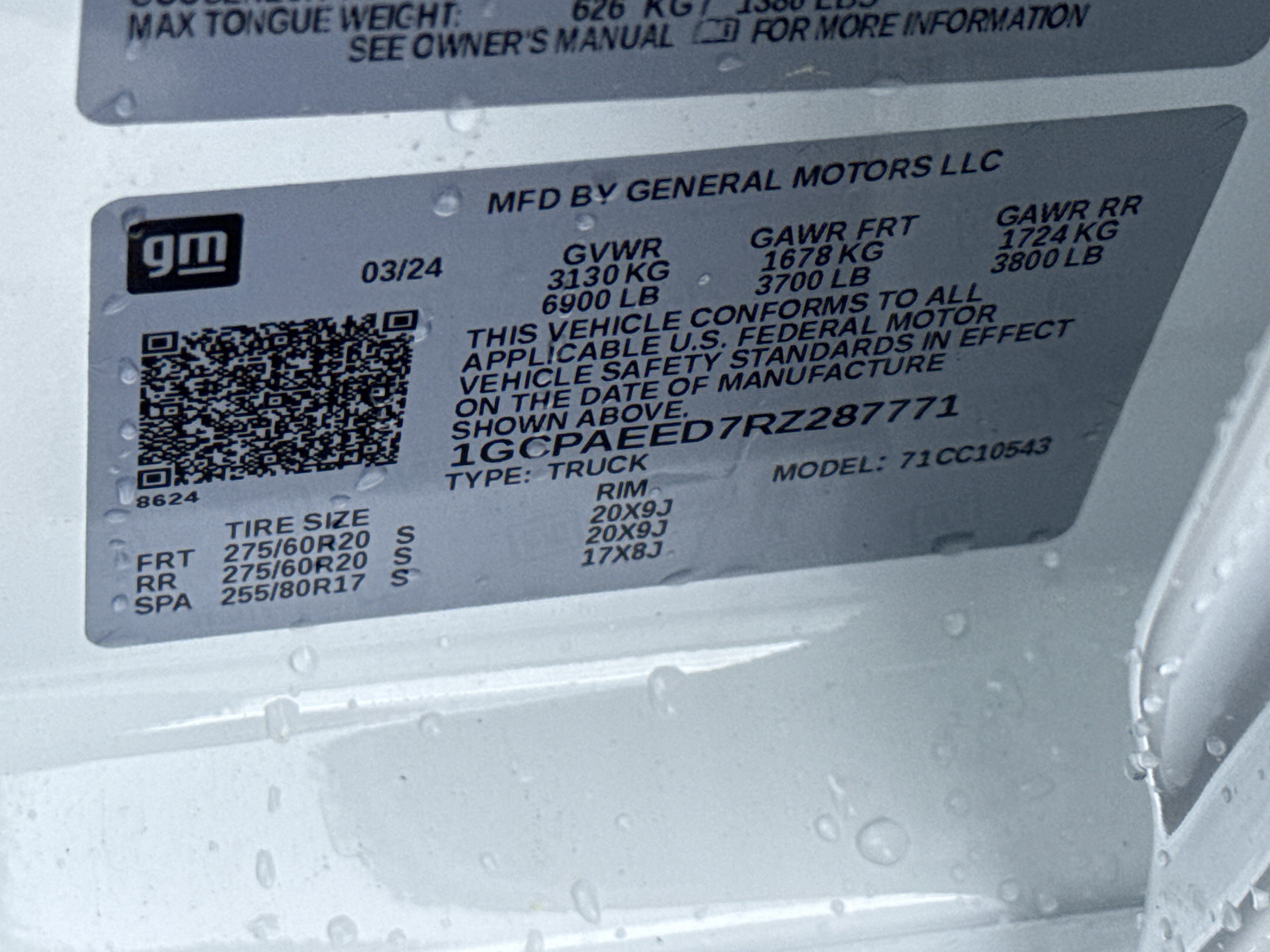 Certified 2024 Chevrolet Silverado 1500 LTZ image 3